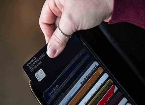 Credit, debit and other cards in a wallet.
