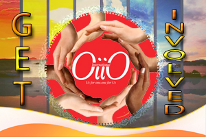 Here is showing few people make a circle by their hands to give support to OiiO Unite.